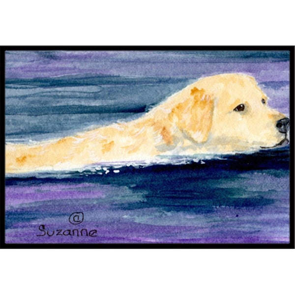 Carolines Treasures Golden Retriever Indoor Outdoor Mat - 18 x 27 in. SS8814MAT - main